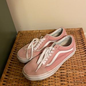 Pink vans old skool